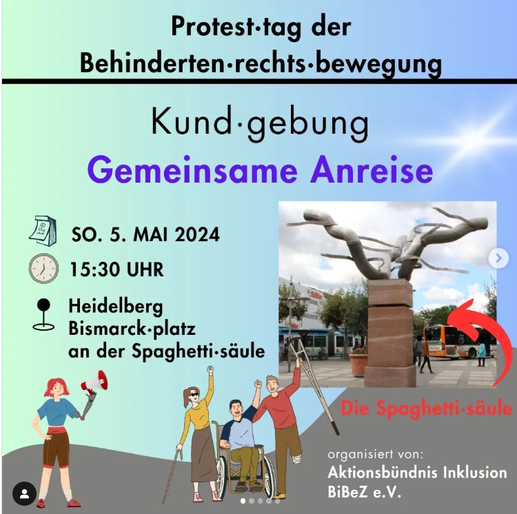 Kundgebung am Sonntag, den 5. Mai 2024 in Heidelberg