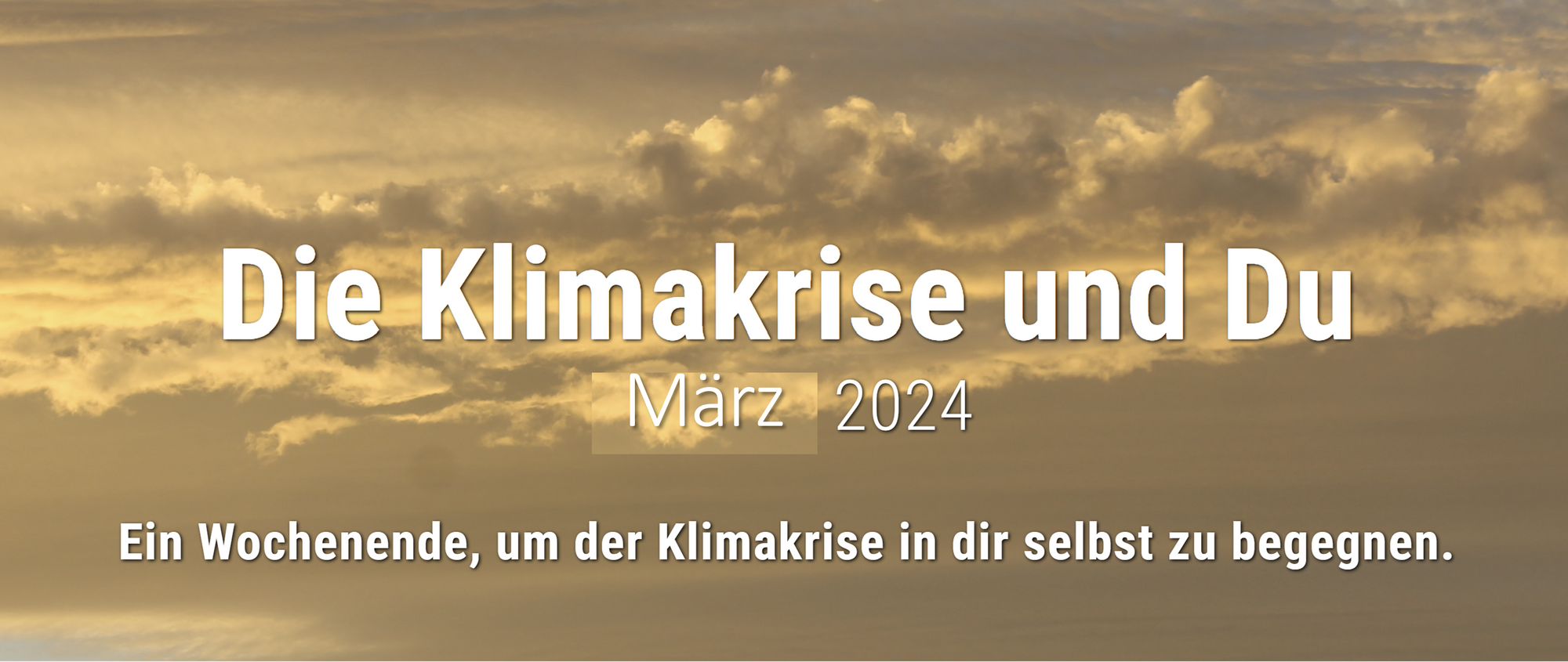 Workshop "Die Klimakrise fühlen" online am Sonntag, den 12. Mai 2024