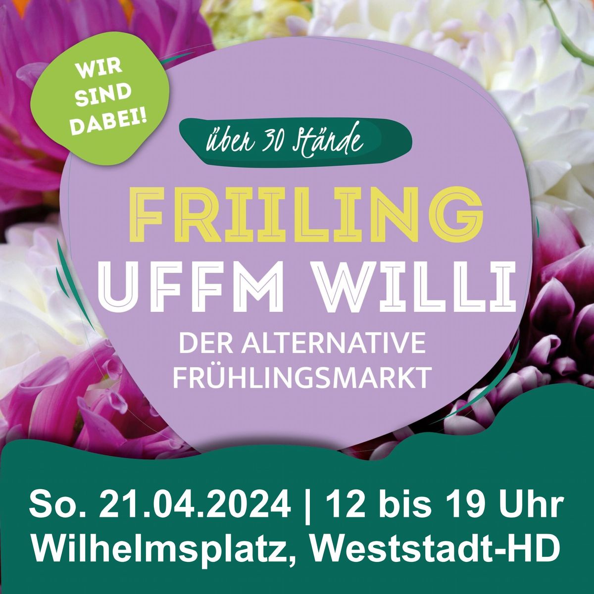 KlimaProtestChor auf dem alternativen Frühlingsmarkt Heidelberg-Weststadt am Sonntag, den 21. April 2024