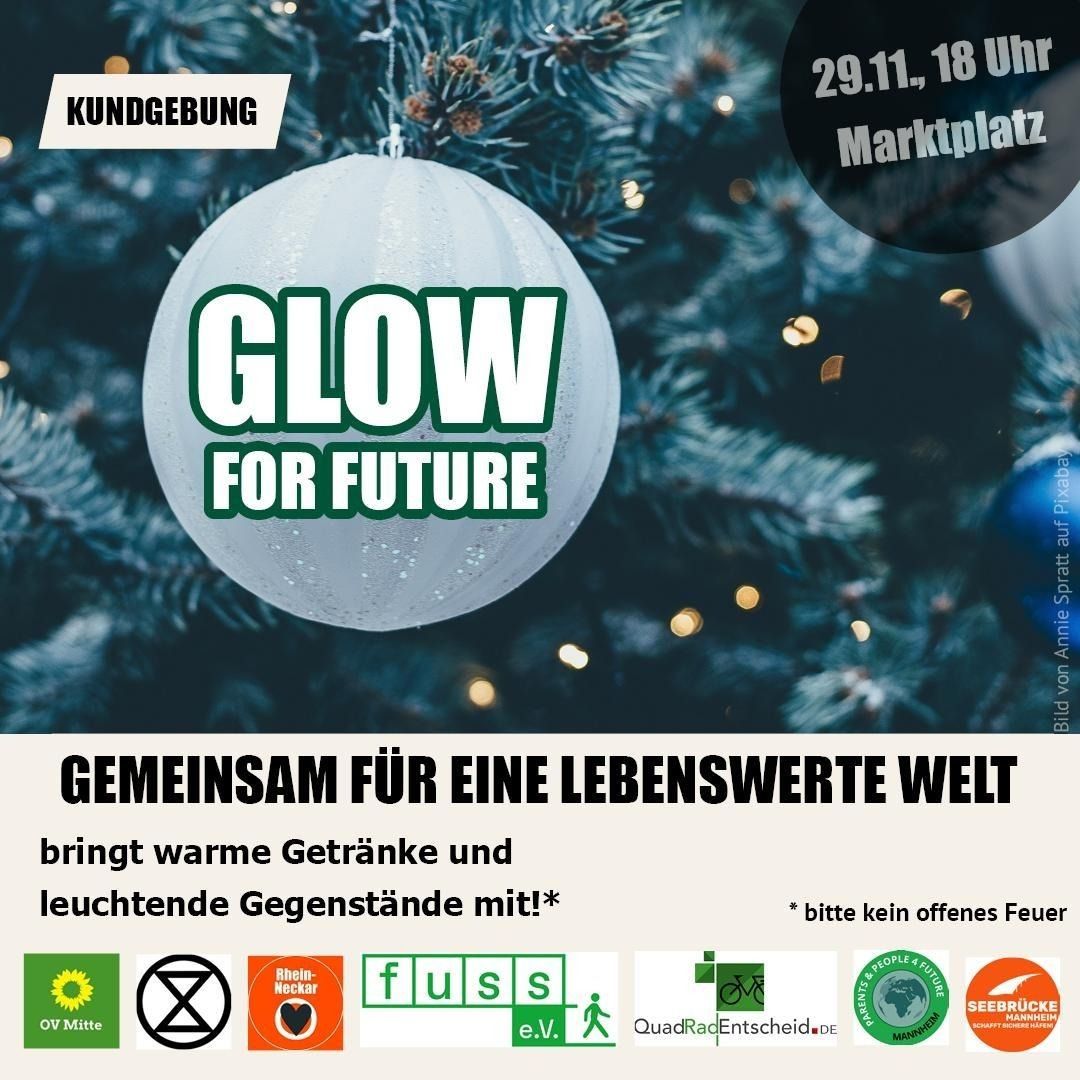 Glow for Future am 29. November 2024 in Mannheim