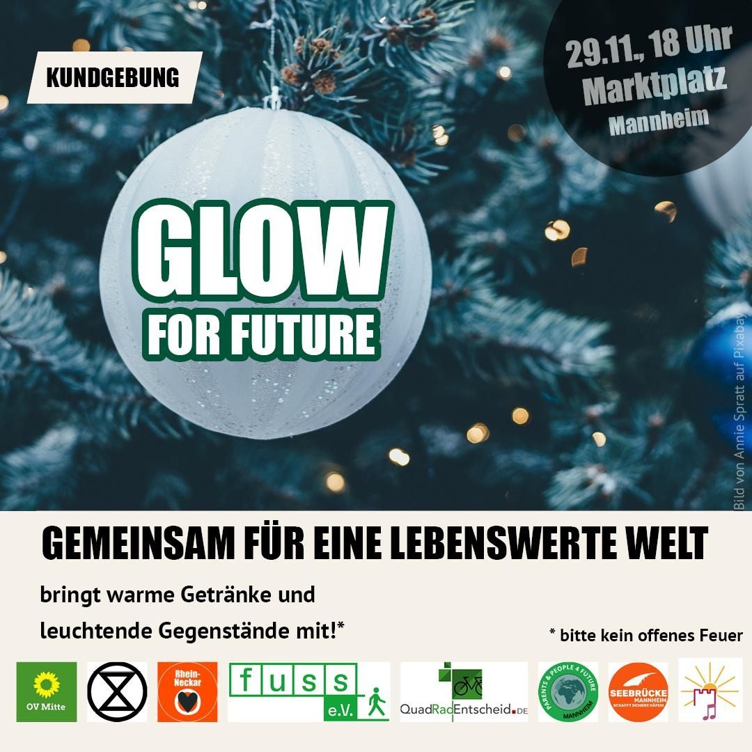 Glow for Future am 29. November 2024 in Mannheim