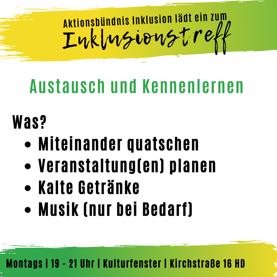 Treffen Aktionsbündnis Inklusion am 9. Dezember 2024 in Heidelberg