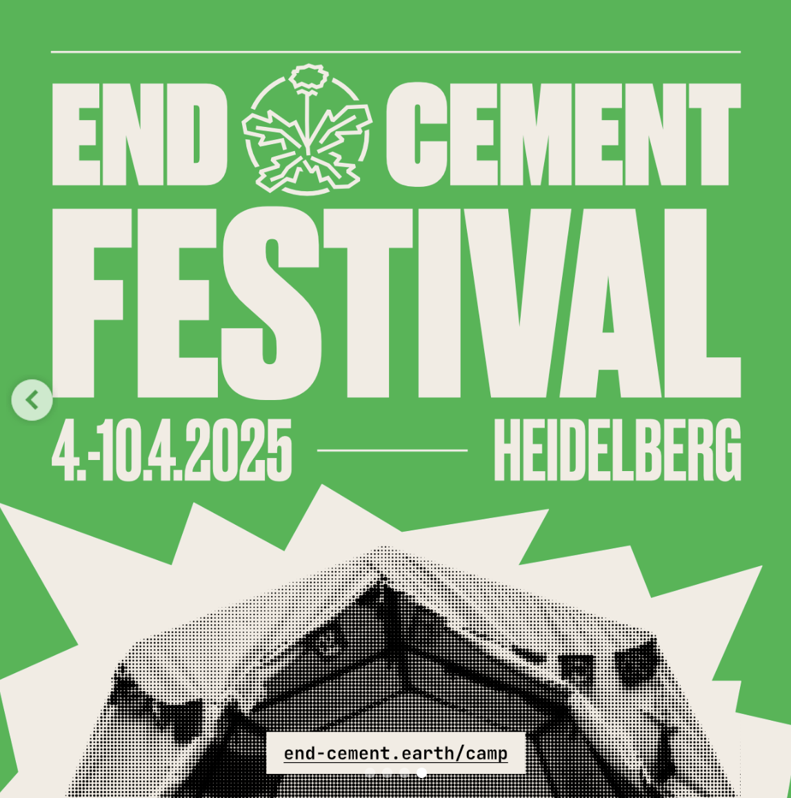 End Cement Festival vom 4.-10. April 2025 in Heidelberg