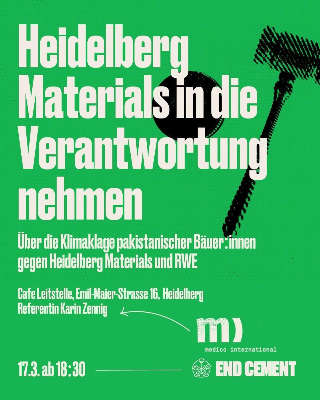 Bericht & FAQ zur Klage gegen Heidelberg Materials!, am 17. März, in Heidelberg