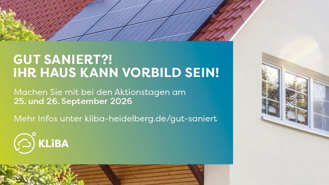 Aktionstage „GUT SANIERT?! ANSEHEN“ am 26. und 27. September 2026