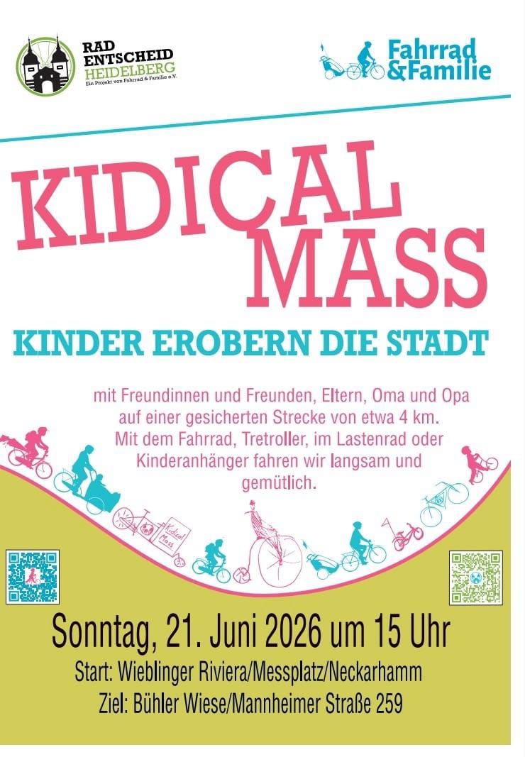KIDICALMASS am Sonntag, den 21. Juni 2026