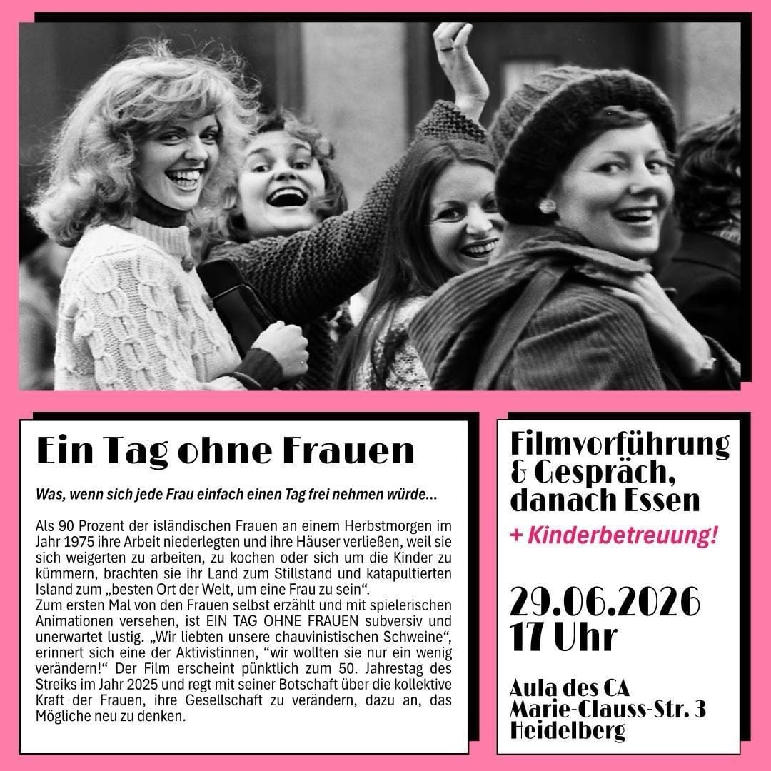 Film: Ein Tag ohne Frauen am Montag, den 29.06.2026 in Heidelberg