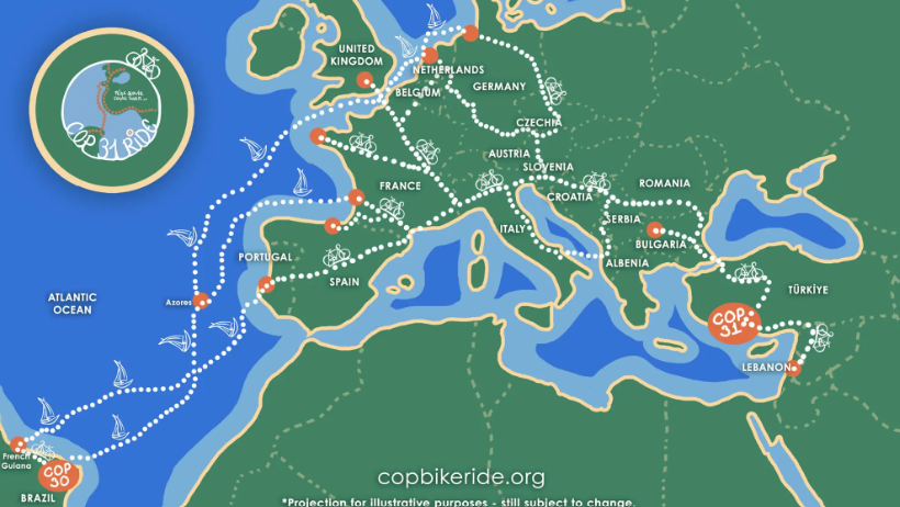 The COP31 Bike Ride