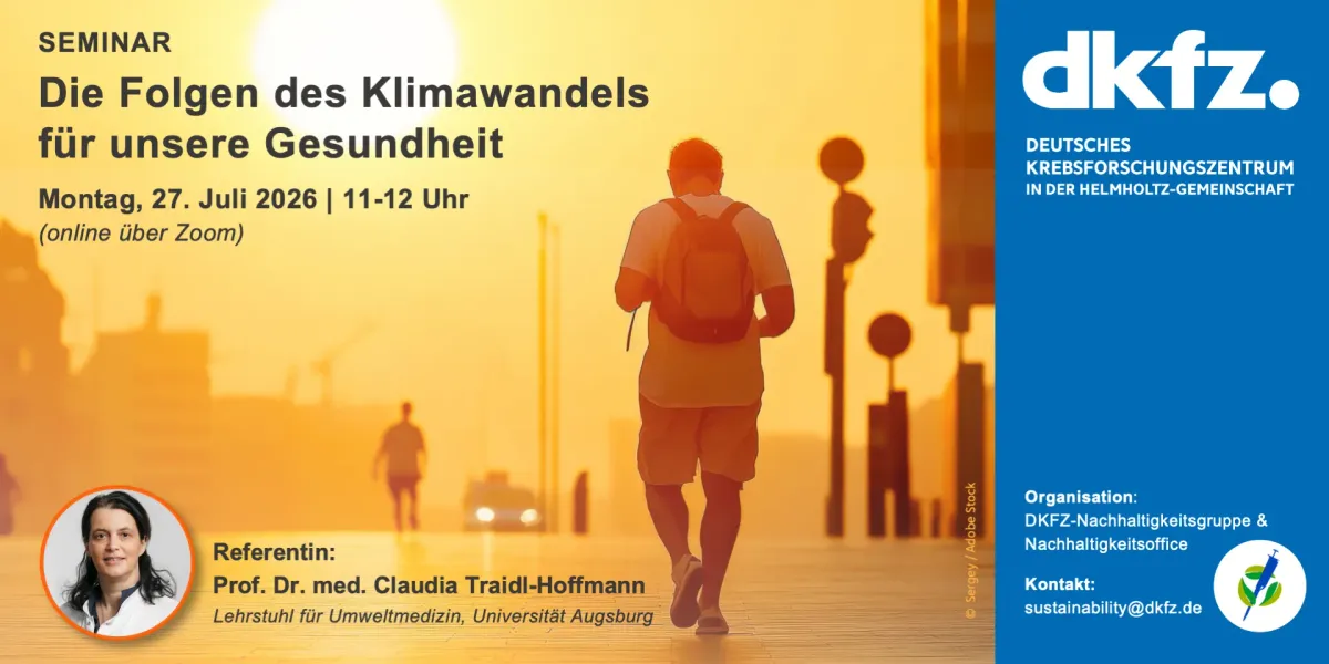 Online-Seminar zu Klimawandel und Gesundheit am Montag, den 27. Juli 2026