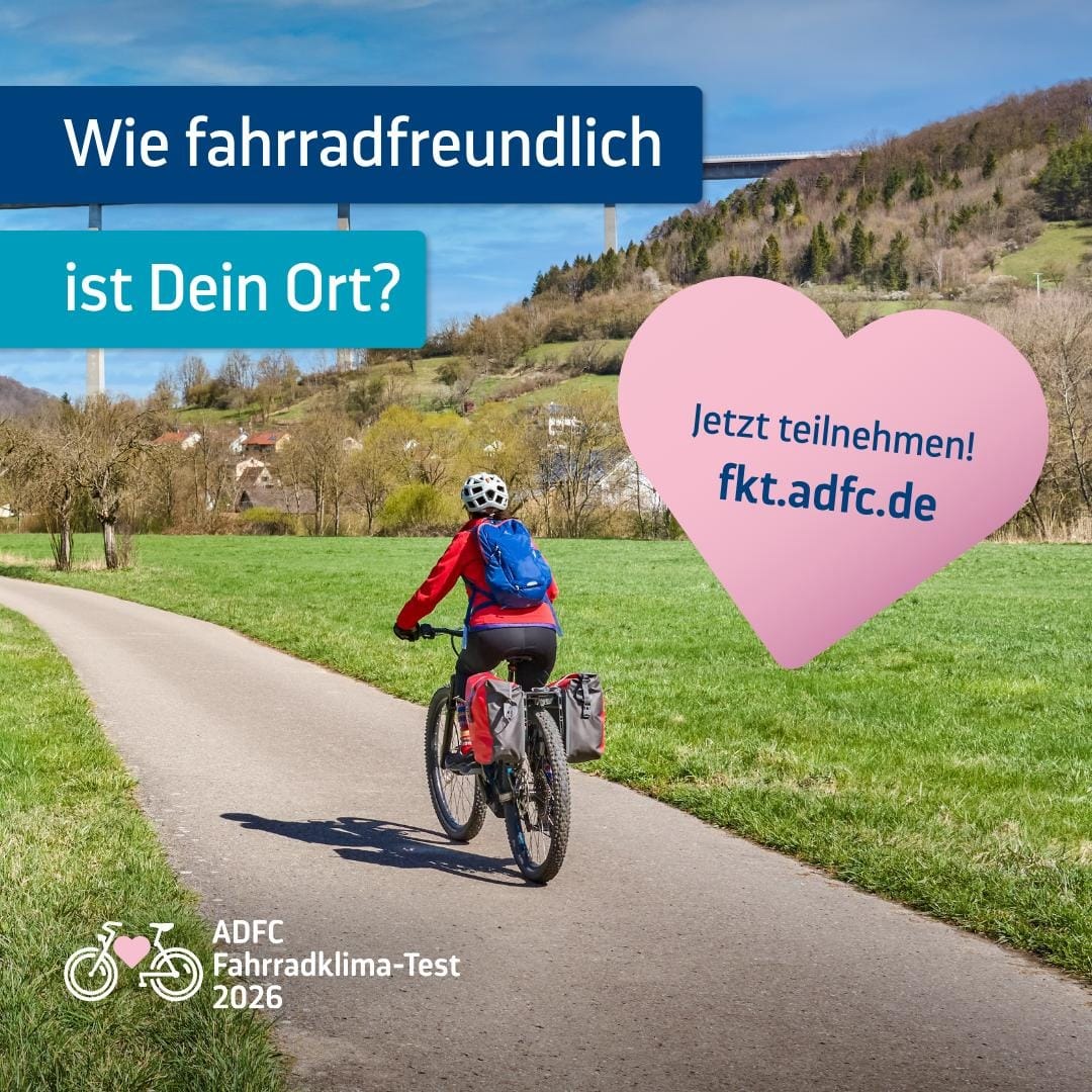 🚲 ADFC-Fahrradklima-Test 2026 – Mach mit!