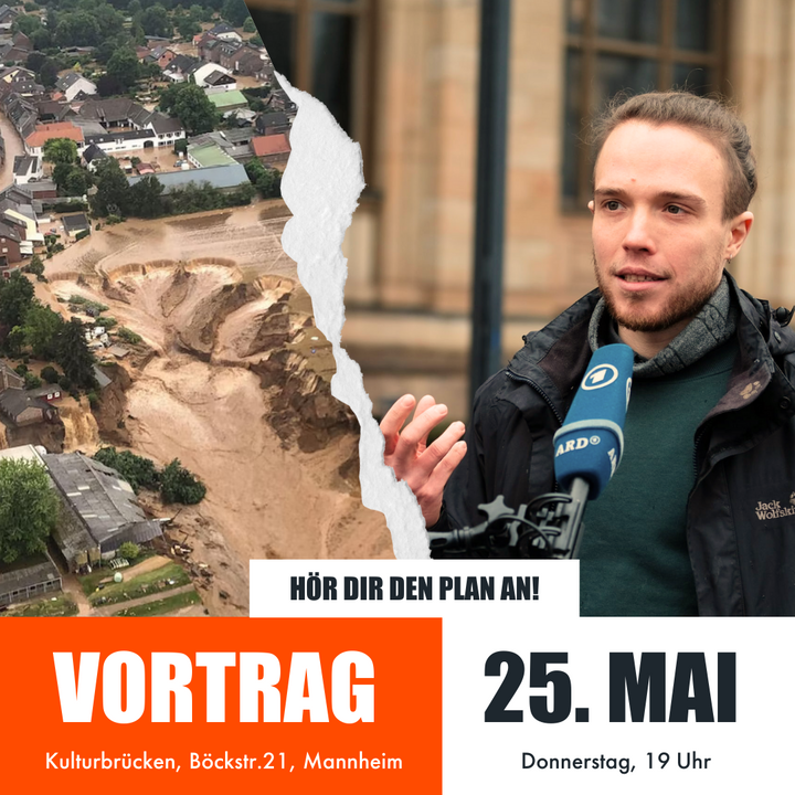 KOMM ZU DEM VORTRAG! Donnerstag, den 25. Mai um 19 Uhr