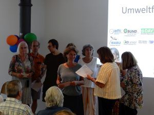 KlimaProtestChor auf dem Jubiläumsfest des Umweltforums Mannheim am 16. September 2023