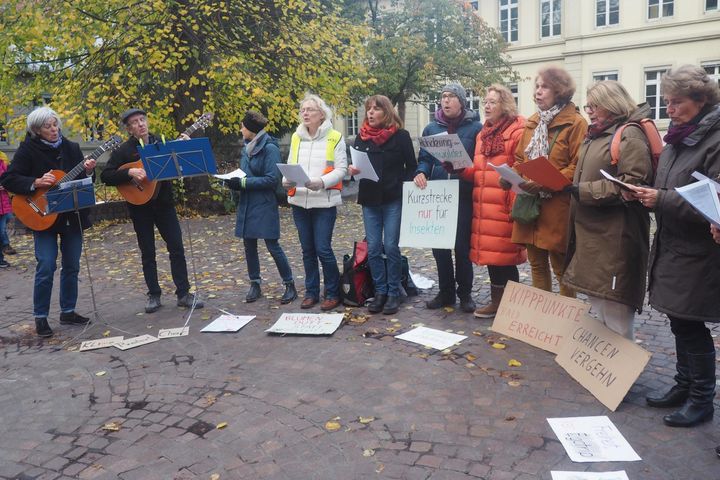 KlimaProtestChor am Samstag, den 11. November in der Hauptstrasse