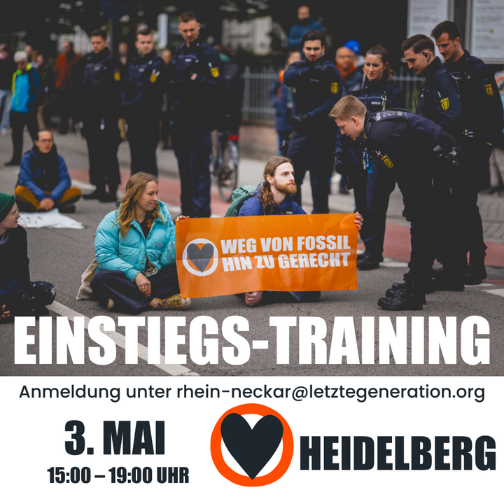 Einstiegs-Training am Freitag, den 3. Mai 2024 in Heidelberg
