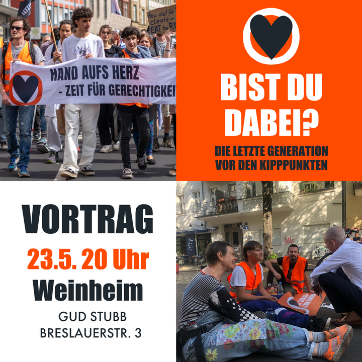 Vortrag am Donnerstag, den 23. Mai 2024 in Weinheim