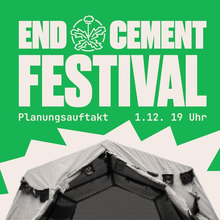 End-Cement Festival Planungsauftakt am Sonntag, den 1. Dezember 2024 in Heidelberg