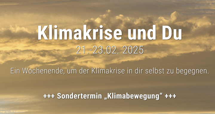 Seminar Klimakrise und Du am 21.-23. Februar 2025 in Heidelberg