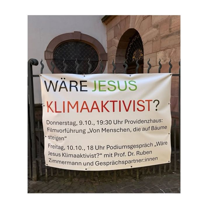 Wäre Jesus Klimaaktivist? Film Donnerstag, den 9. Oktober 2025 in Heidelberg