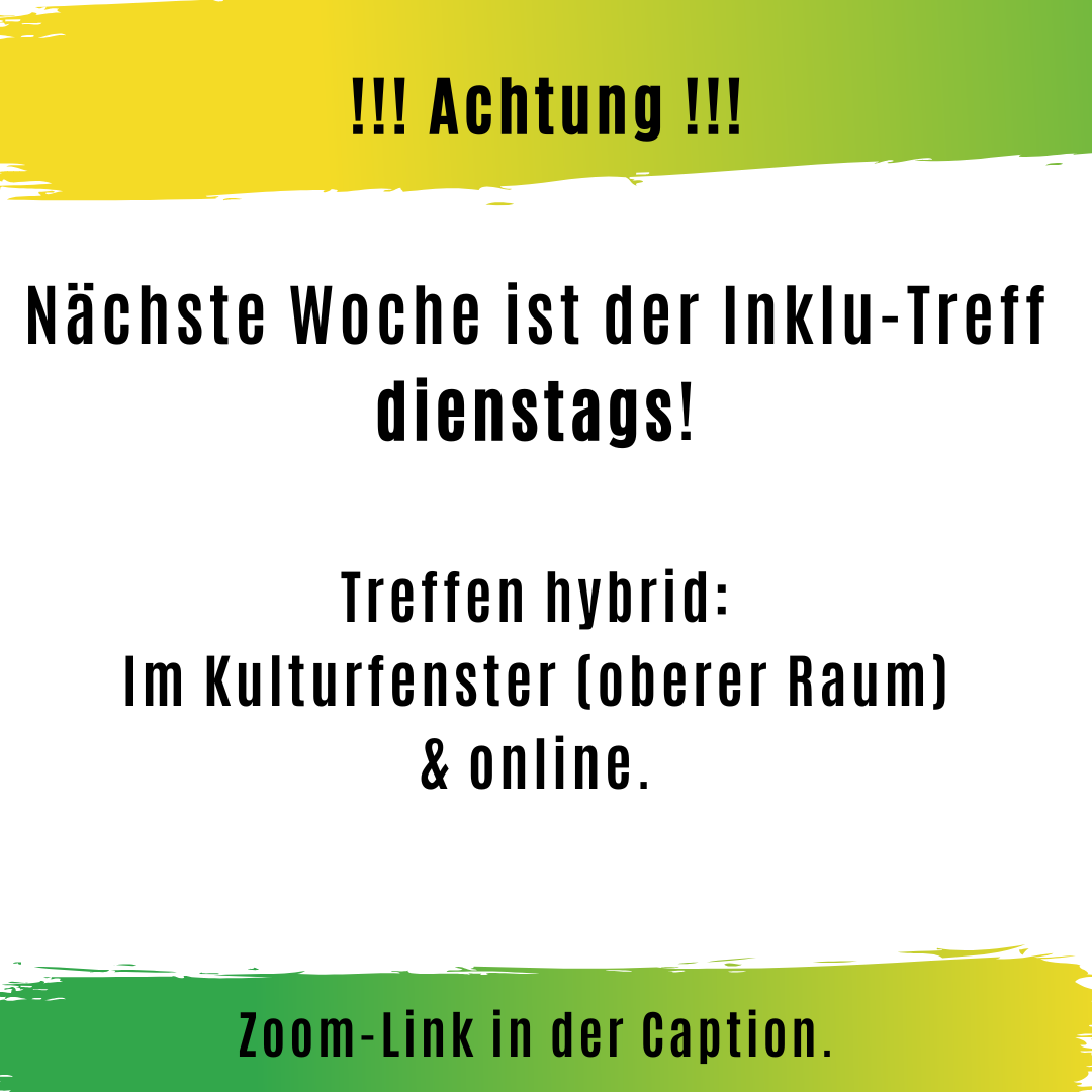 Inklu-Treff am 21. Oktober in Heidelberg
