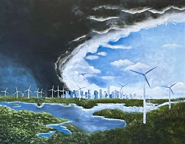 Vernissage zur Eröffnung der Sonderausstellung „Kunst trifft Klima“, am 20. Mai 2026 in Sinsheim