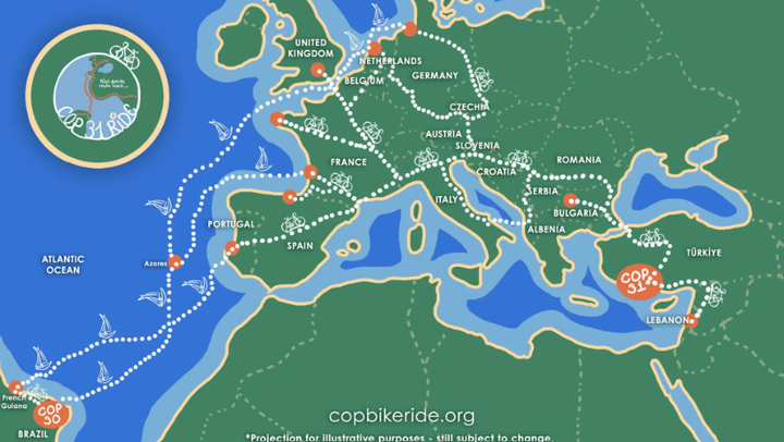 The COP31 Bike Ride