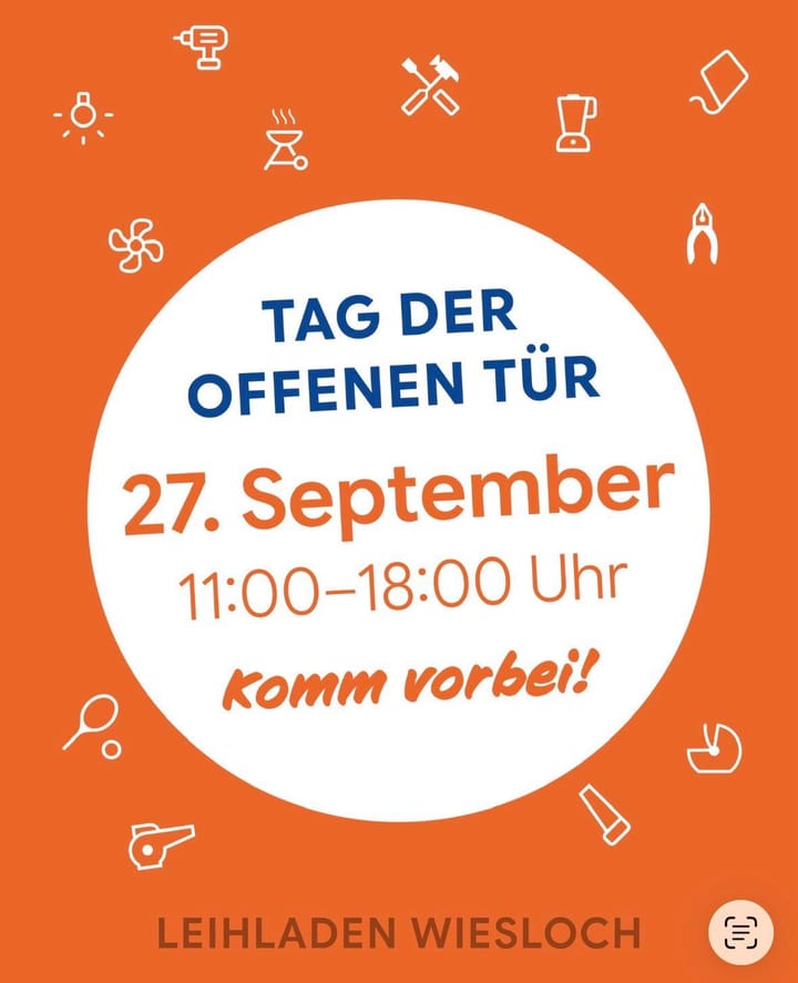 Tag der offenen Tür im Leihladen Wiesloch am Sonntag, den 27. September 2026