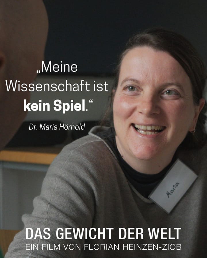 Film "DAS GEWICHT DER WELT" am Mittwoch, den 30. September 2026 in Heidelberg